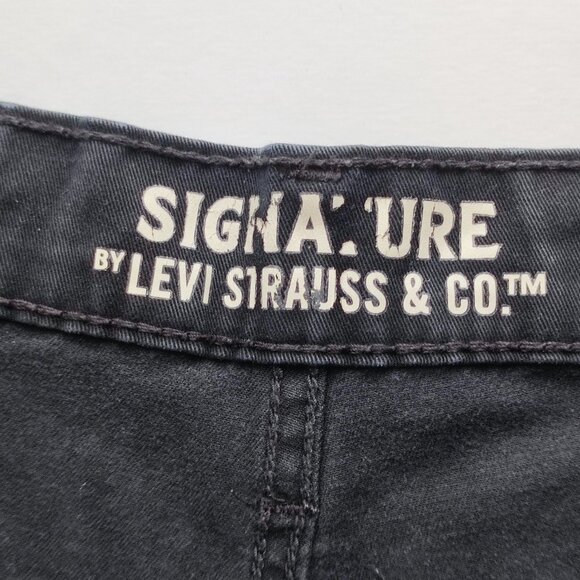 Signature by Levi Strauss jeans S67 athletic black men's size W34 / L30 - Picture 6 of 12